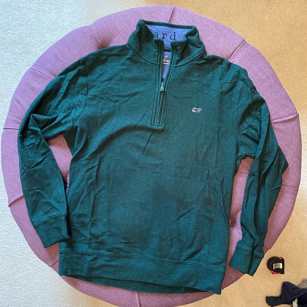 Men’s Vineyard Vines 3/4 Zip 100% Puma Cotton - Small